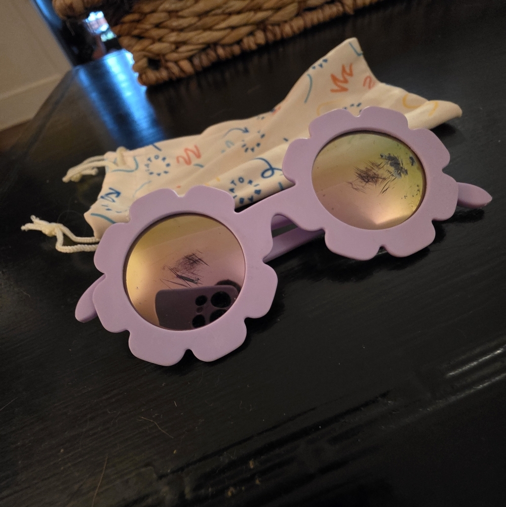 Babiators Purple Flower Sunglasses
